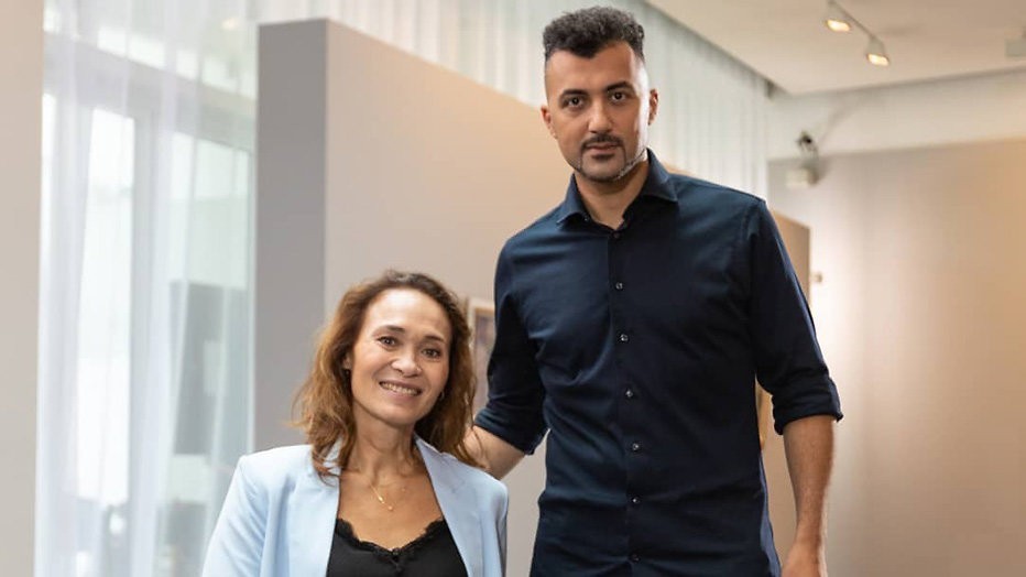 De glimlach van Bibian Mentel in Sterren op het doek