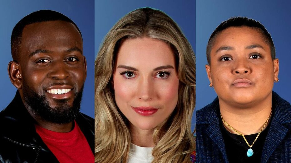 Charlotte, Danny en Chelsea uit Big Brother 2023 Charlotte, Danny en Chelsea uit Big Brother 2023