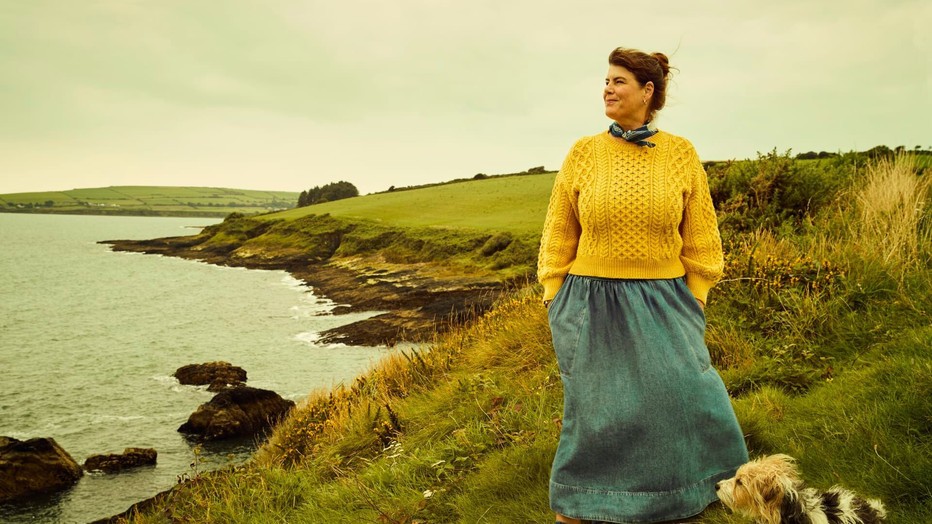 Yvette van Boven voor Bij Van Boven Thuis, in Ierland