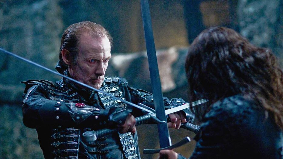 Bill Nighy en Michael Sheen in Underworld: Rise of the Lycans