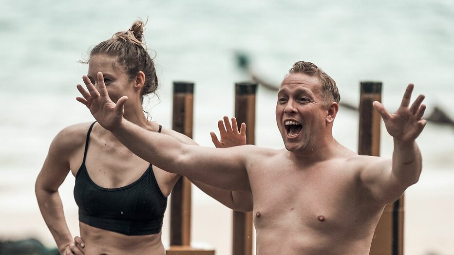 Billy Dans en Jamie Kazàn in Expeditie Robinson 2024