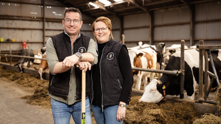 Menno en zorgboerin Jolanda in Boeren, Bijbels en Beauties