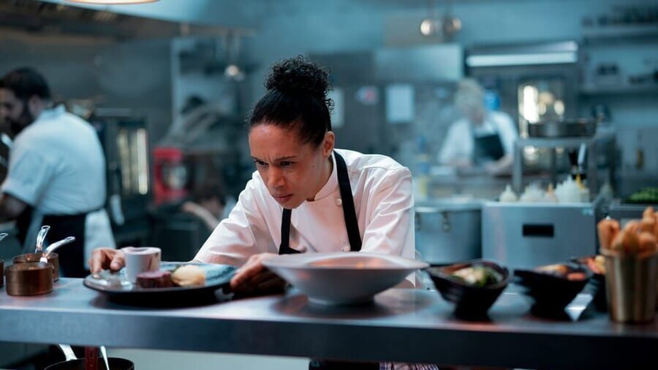 Vinette Robinson als Carly in Boiling Point Vinette Robinson als Carly in Boiling Point