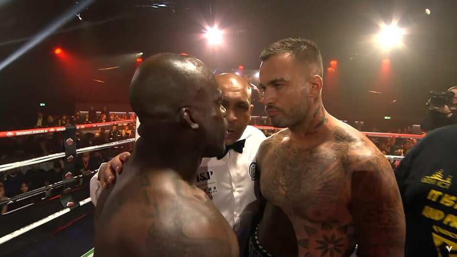 Melvin Manhoef en Dave Roelvink Melvin Manhoef en Dave Roelvink