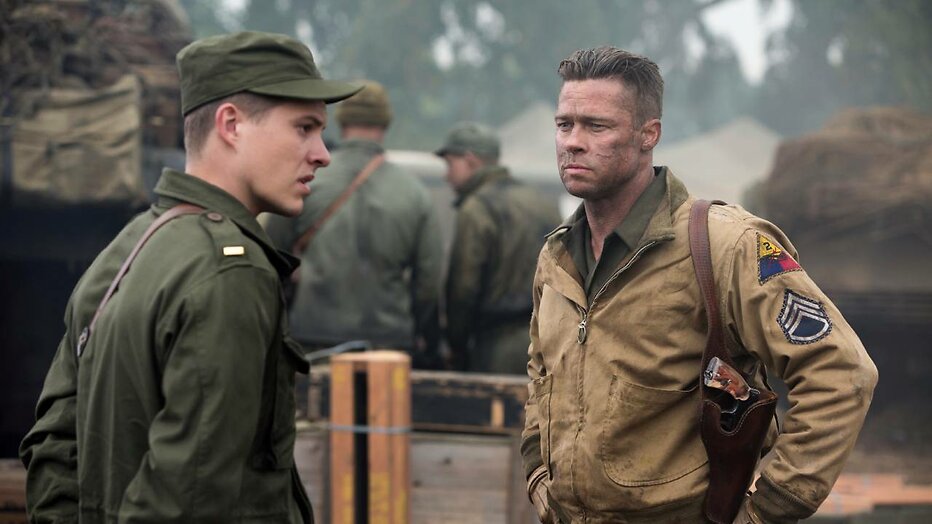 Brad Pitt in Fury Brad Pitt in Fury