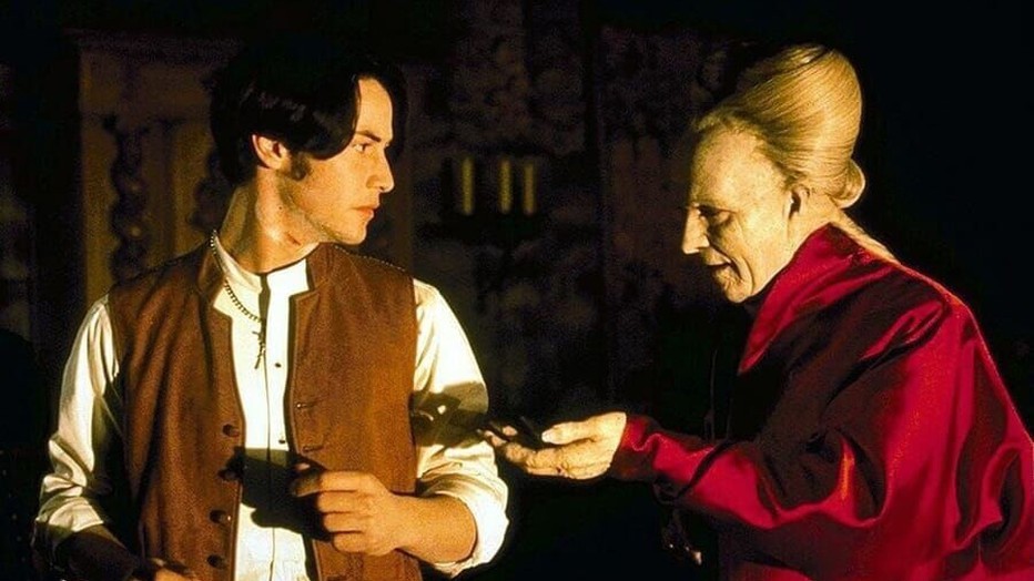 Keanu Reeves en Gary Oldman in Bram Stoker's Dracula