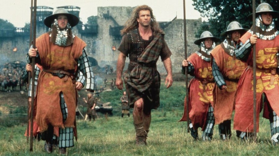 Mel Gibson in Braveheart