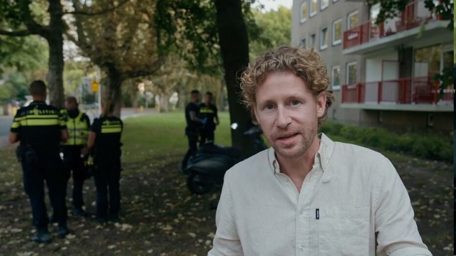 Ewout Genemans bij een aanrijding in Bureau Utrecht.