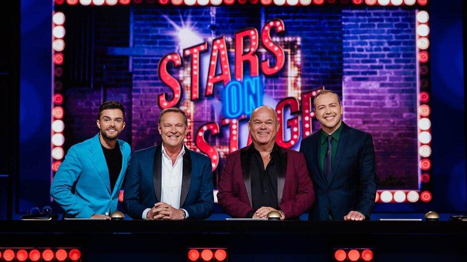 Buddy Vedder, Albert Verlinde, Paul de Leeuw en Jamai Loman