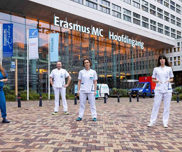 BN'ers lopen vanaf 23 maart stage in het Erasmus Ziekenhuis