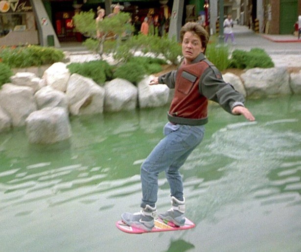 Michael J. Fox gaat naar de toekomst in Back to the Future Part II