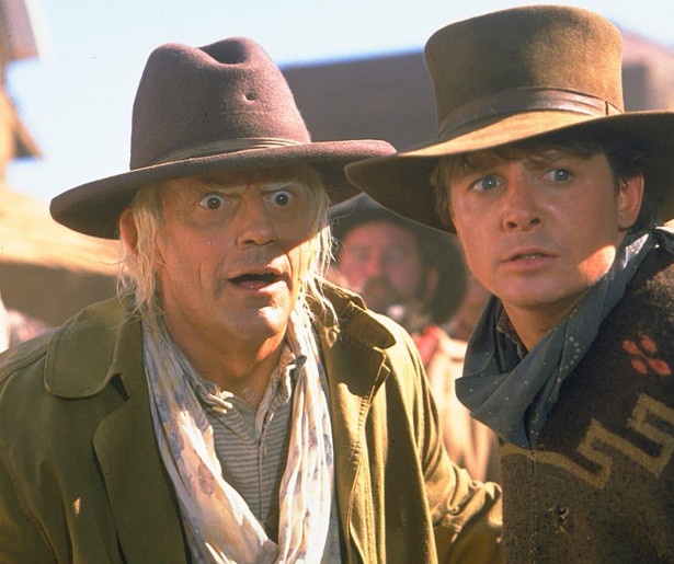 Michael J. Fox trotseert cowboys en indianen in Back to the Future Part III