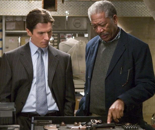 Christian Bale bestrijd misdaad in Gotham City in Batman Begins