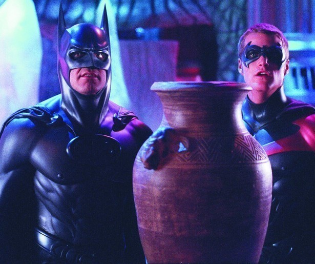 George Clooney moet Arnold Schwarzenegger zien tegen te houden in Batman & Robin