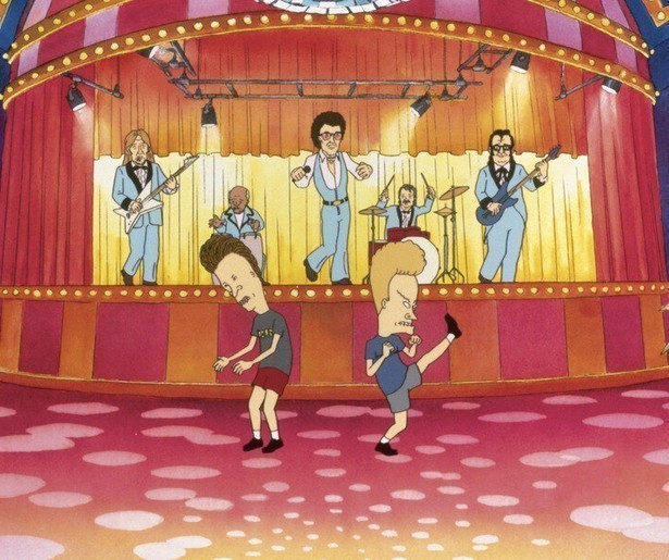 Headbangend Amerika door met Beavis and Butt-Head