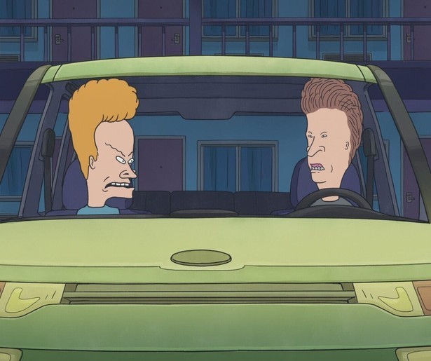Beavis and Butt-Head maken zich op voor hun ruimtereis in Beavis and Butt-Head Do the Universe