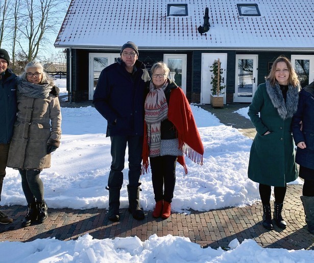 Zen in de sneeuw in Bed & Breakfast