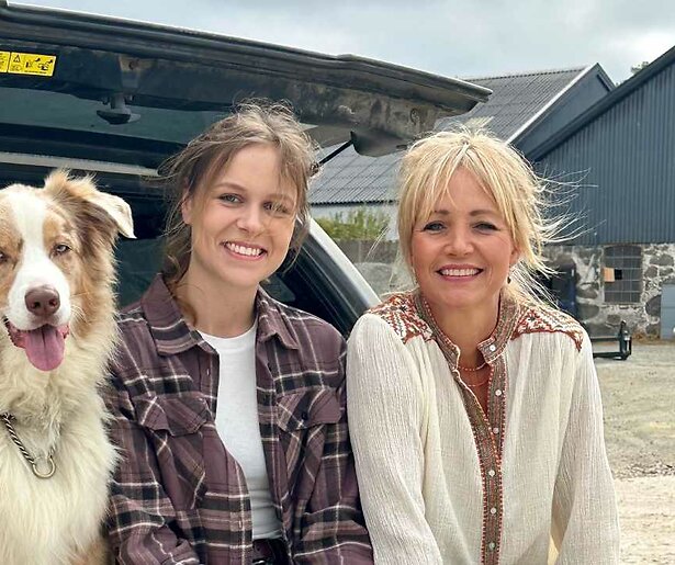 Yvon Jaspers brengt een bezoek aan Bernice in Onze Boerderij Internationaal