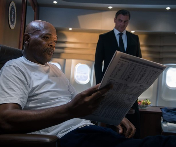 Samuel L. Jackson strandt in de wildernis in Big Game