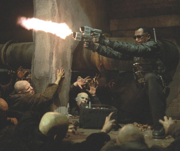 Wesley Snipes krijgt weer nieuwe uitdagingen op zijn pad in Blade II
