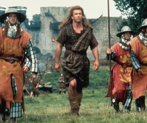 Mel Gibson komt in opstand tegen de Engelse koning in Braveheart