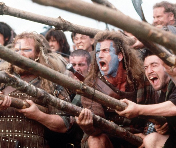 Mel Gibson neemt wraak op de Engelsen in Braveheart