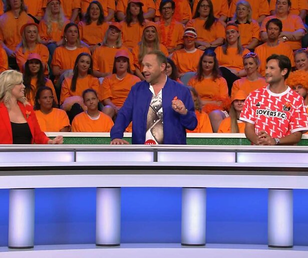 Bridget Maasland en Richard Groenendijk spelen een vals spelletje in herhaling Ik Hou van Holland