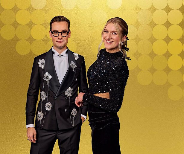 Britt Dekker en Splinter Chabot over het Gouden Televizier-Ring Gala: ‘Het zal wemelen van de coryfeeën’