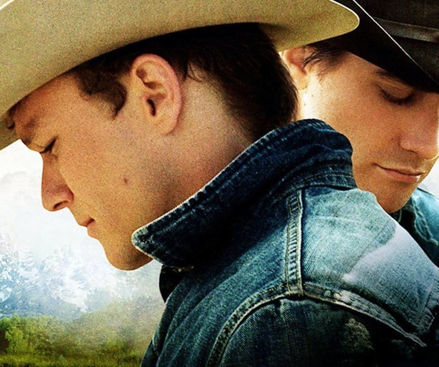 Jake Gyllenhaal en Heath Ledger als verliefde cowboys in Brokeback Mountain