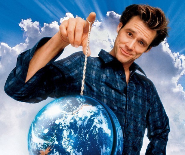 Jim Carrey is voor eventjes God in Bruce Almighty