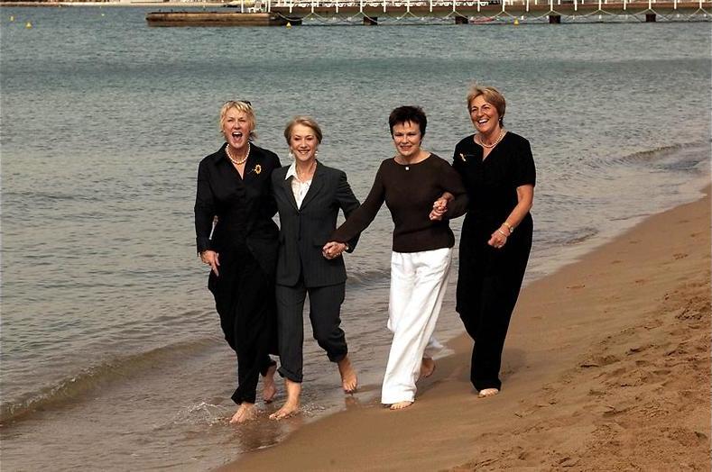 Helen Mirren en haar Calendar Girls Helen Mirren en haar Calendar Girls