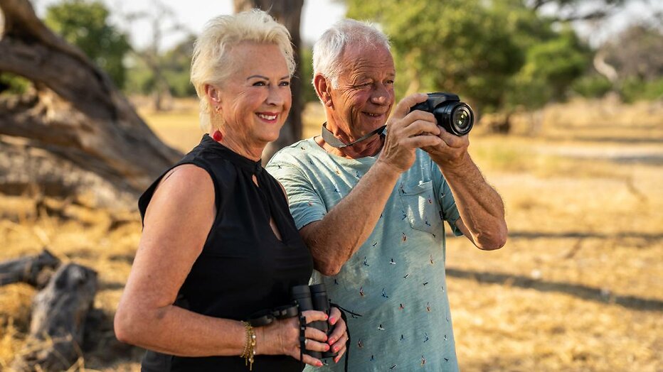 Deelnemers Dirk en Jolanda in Camping De Wildernis.