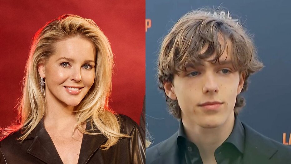 Chantal Janzen en haar zoon James