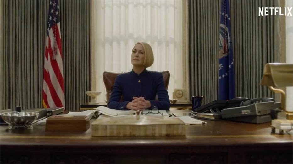 Eerste trailer laatste seizoen House of Cards Eerste trailer laatste seizoen House of Cards
