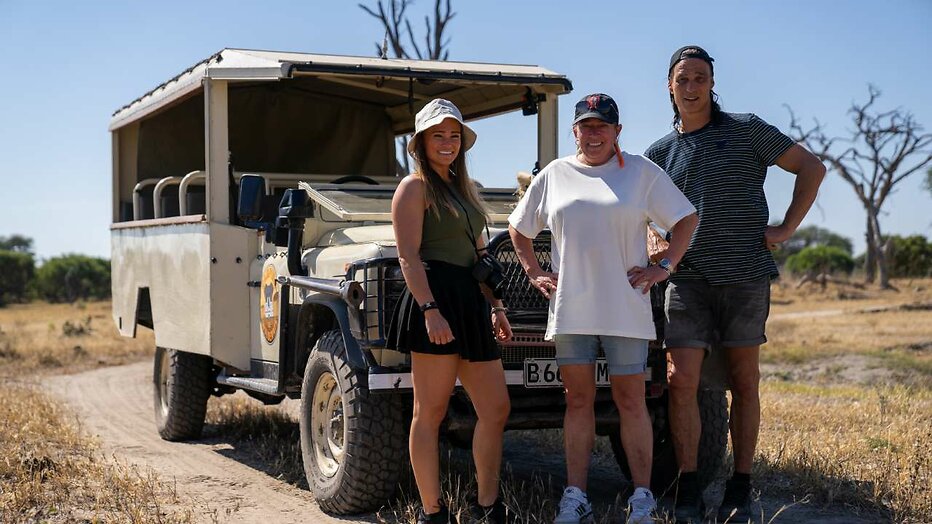 Jemaica, Annette, Michel in Camping de Wildernis