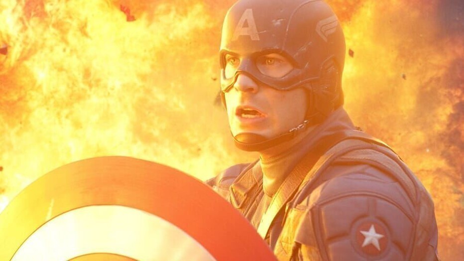 Chris Evans in Captain America: The First Avenger