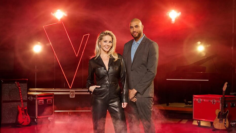 Het nieuwe presentatieduo van The Voice of Holland. Edson en Chantal