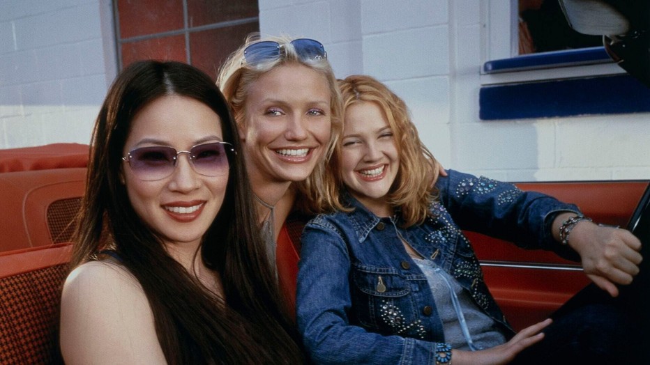 Lucy Liu, Cameron Diaz en Drew Barrymore in Charlie's Angels