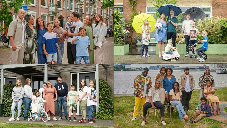 Collage Een Huis Vol-families.