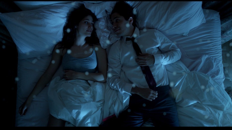 Emmy Rossum en Justin Long in Comet Emmy Rossum en Justin Long in Comet