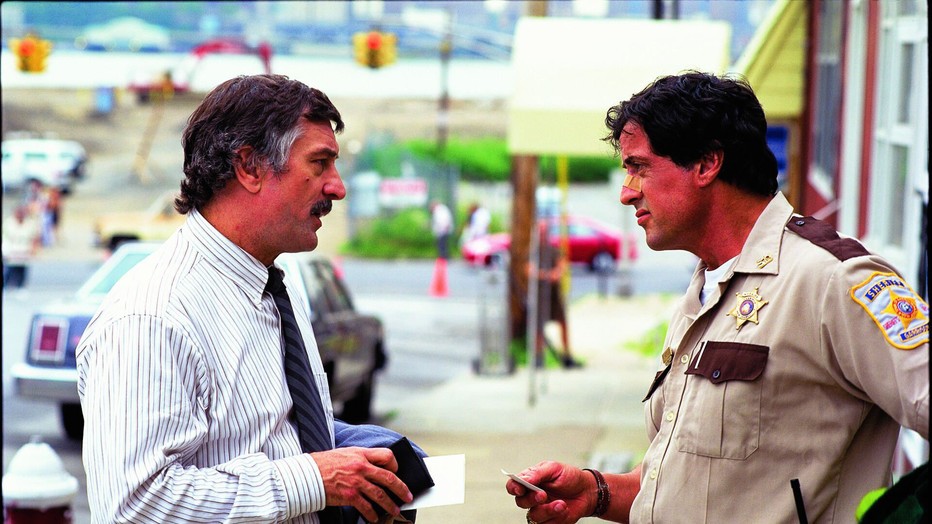 Robert De Niro en Sylvester Stallone in Cop Land