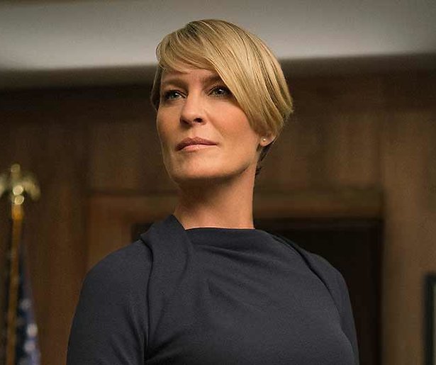 Videosnack: Claire Underwood spreekt het volk toe