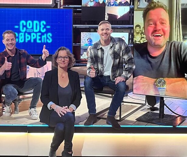 Rennen voor de Middeleeuwse beul in Code van Coppens