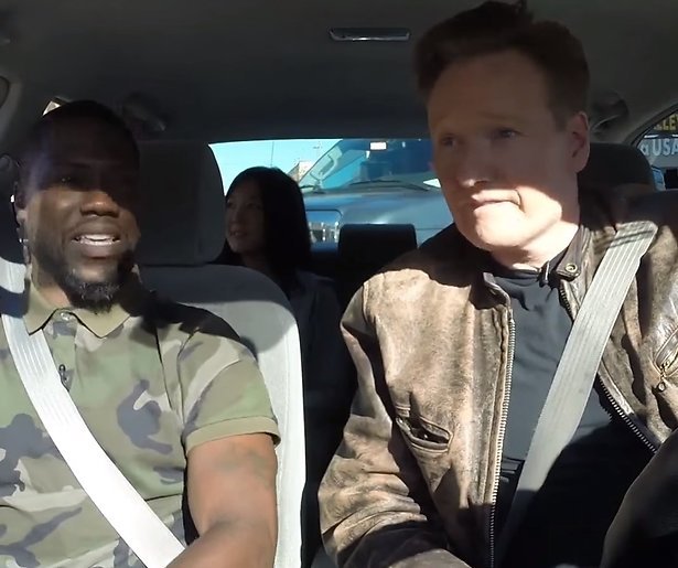 YouTube-hit: Conan O'Brien geeft rijles