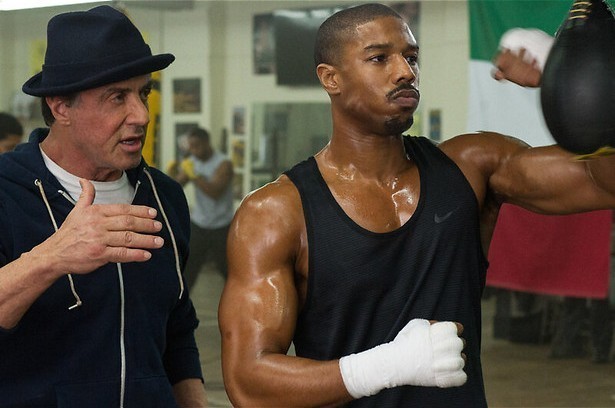 Michael B. Jordan krijgt boksles van Sylvester Stallone