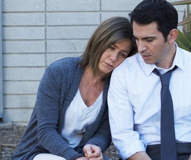 Jennifer Aniston heeft pijn in Cake