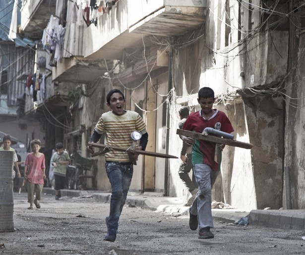 In de straten van Beiroet in Capharnaüm