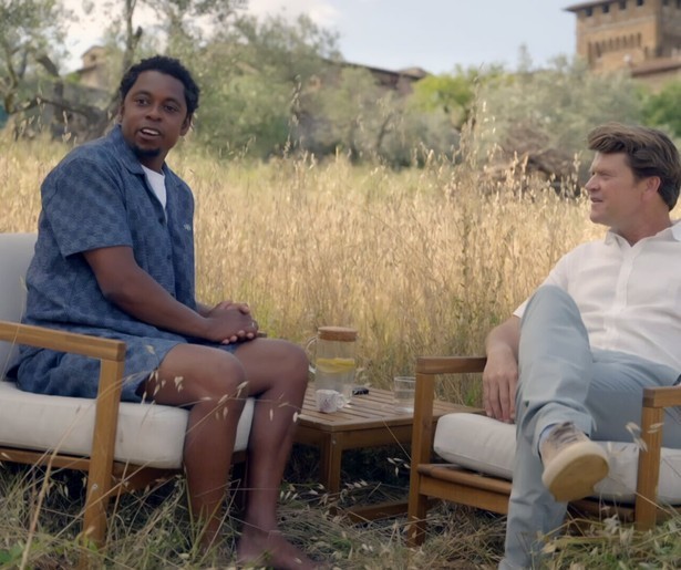 Beau van Erven Dorens ontvangt Sylvia Geersen en Typhoon in Casa di Beau