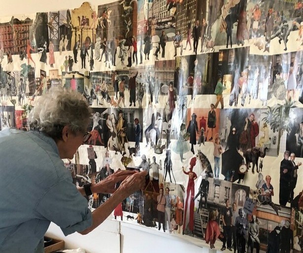 Reusachtige en complexe Aldwyth-collages