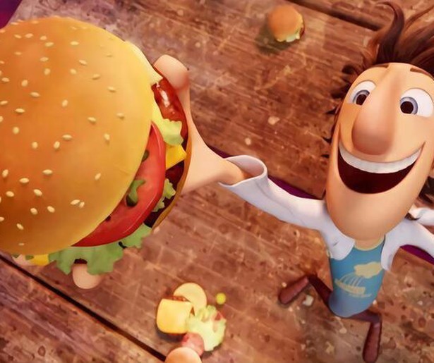 Van de regen in het bord